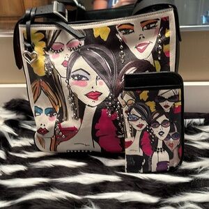 Brighton fashionista uptown girls purse with eyeglasse case